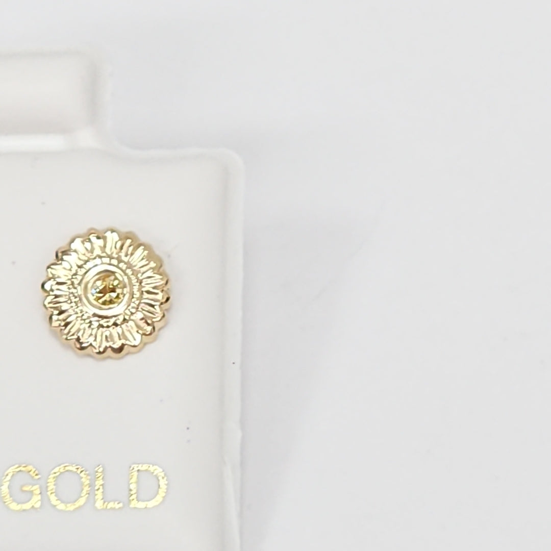 BROQUELES ORO 14K 1 (NUEVO)