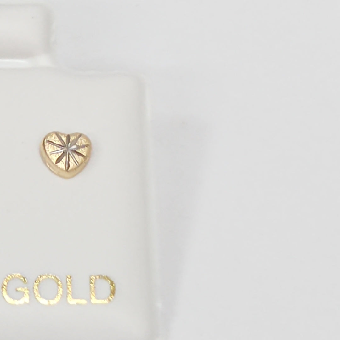 BROQUELES ORO 14K 1 (NUEVO)