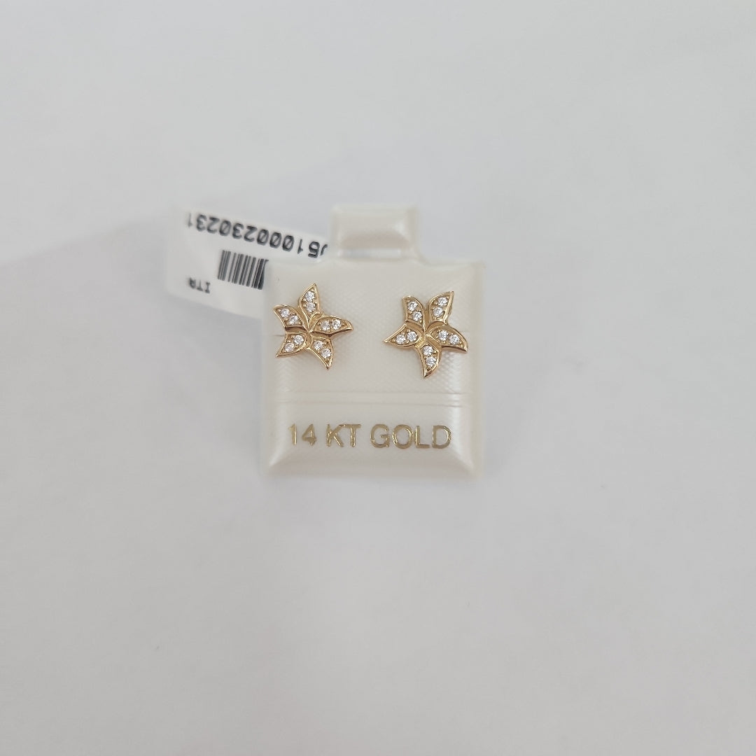 BROQUELES ORO 14K 1.1 (NUEVO)