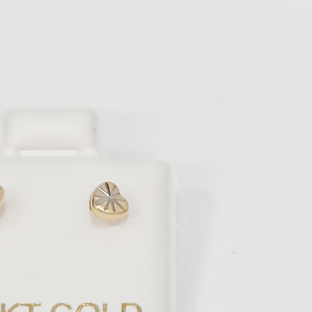 BROQUELES ORO 14K 1 (NUEVO)