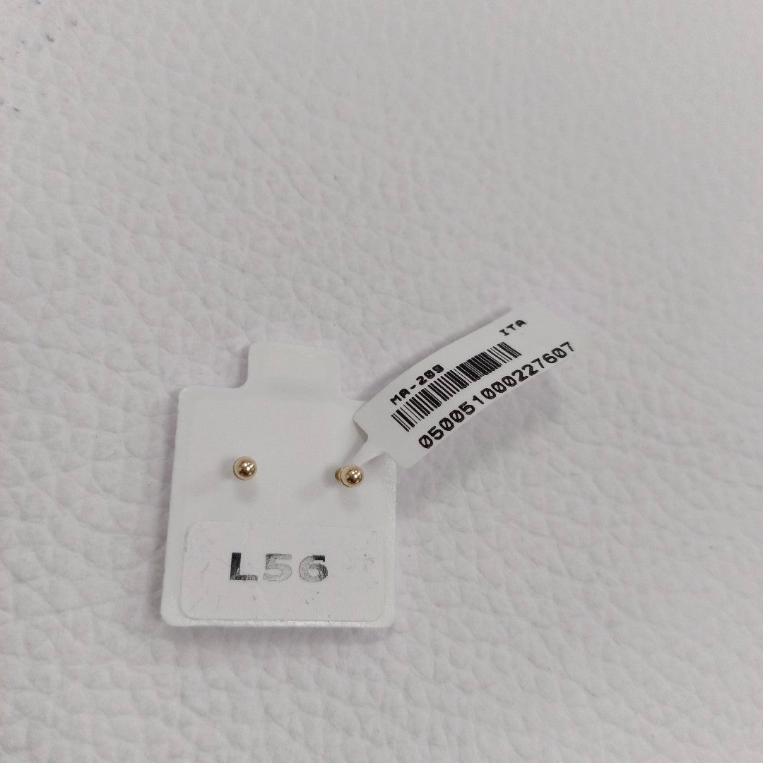BROQUELES ORO 14K 1 (NUEVO)