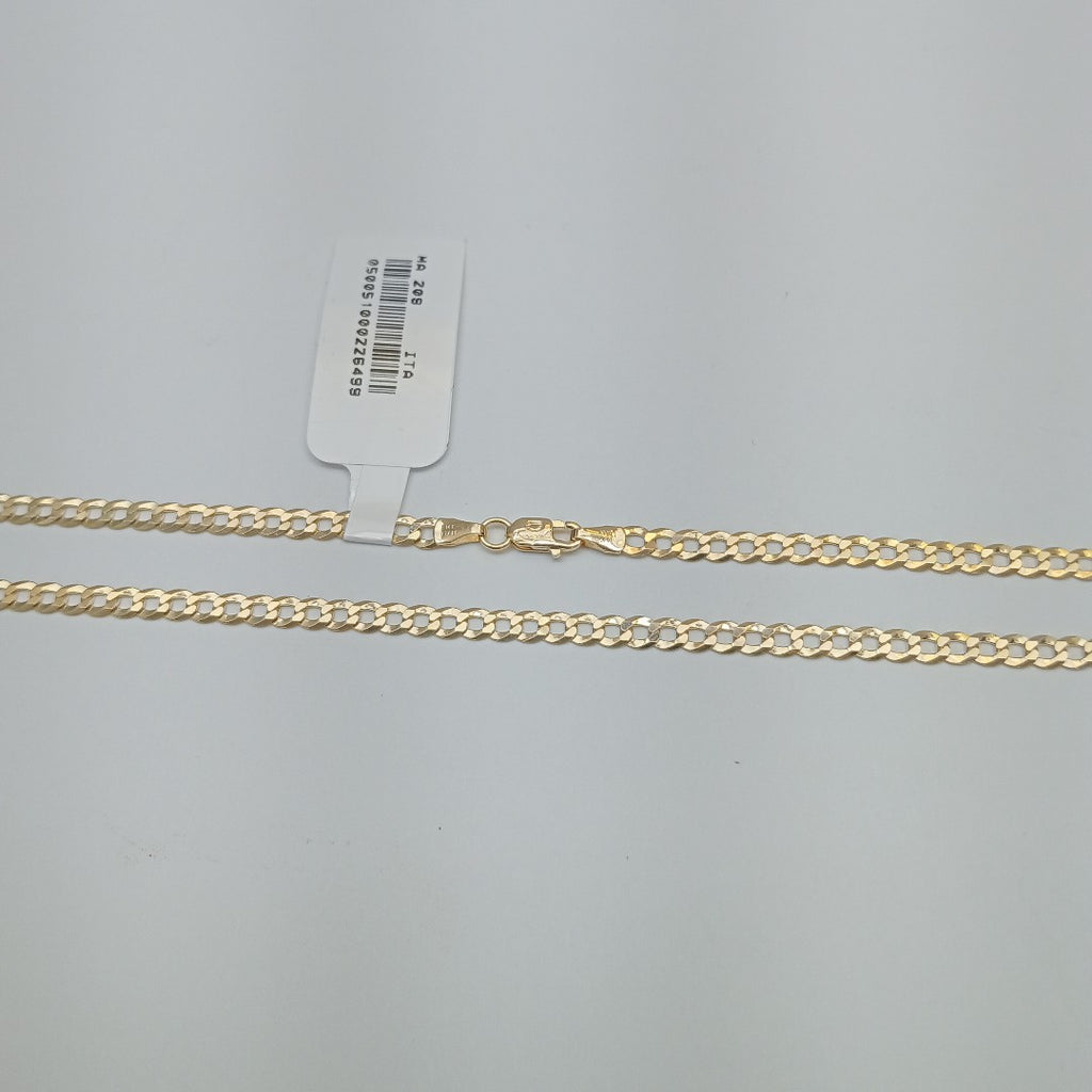 CADENAS BARBADA AMARILLA ORO 14K 6.3 (NUEVO)