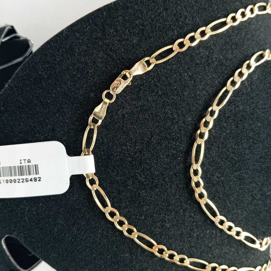 CADENAS CARTIER 3*1 AMARILLA ORO 14K 7.7 (NUEVO)
