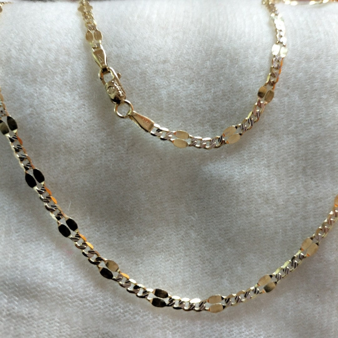 CADENAS ESPECIAL ORO 14K 4.8 (NUEVO)