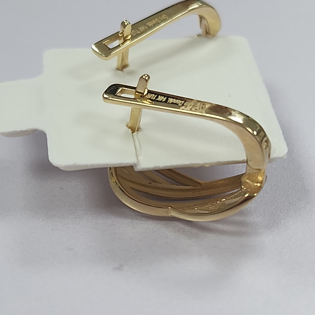 BROQUELES ORO 14K 3.6 (NUEVO)