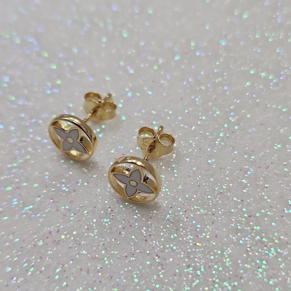 BROQUELES ORO 14K 1.1 (NUEVO)