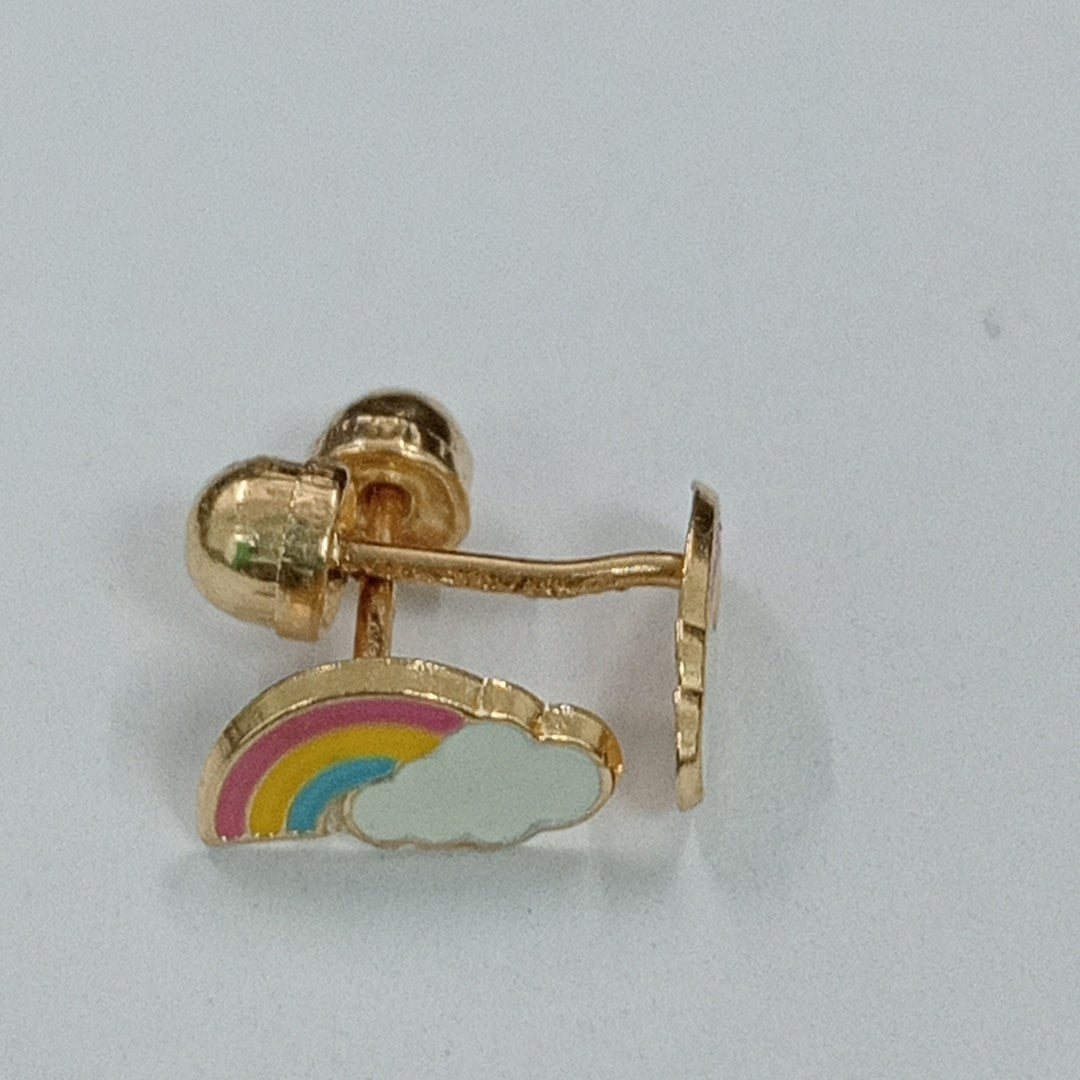 BROQUELES ORO 14K 1 (NUEVO)