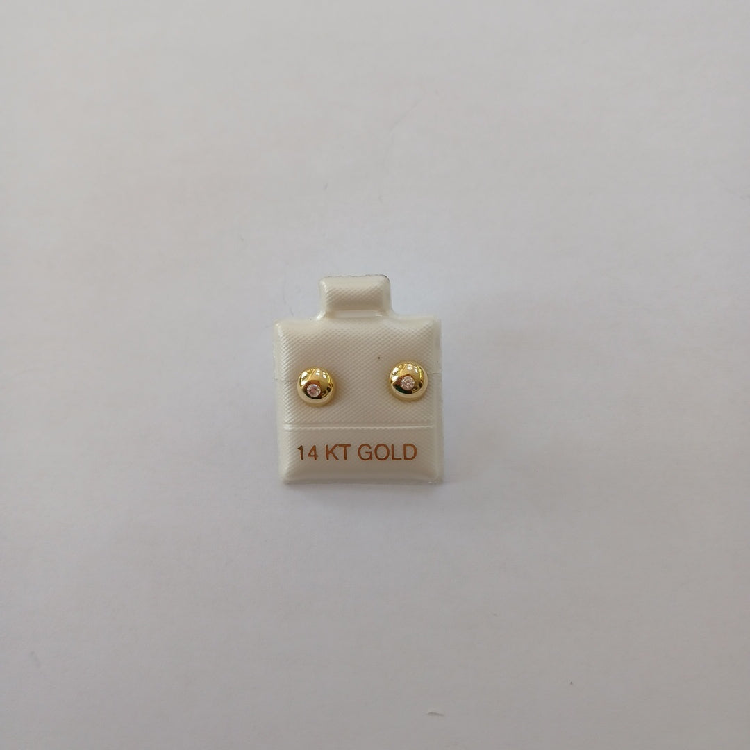 BROQUELES ORO 14K 1 (NUEVO)