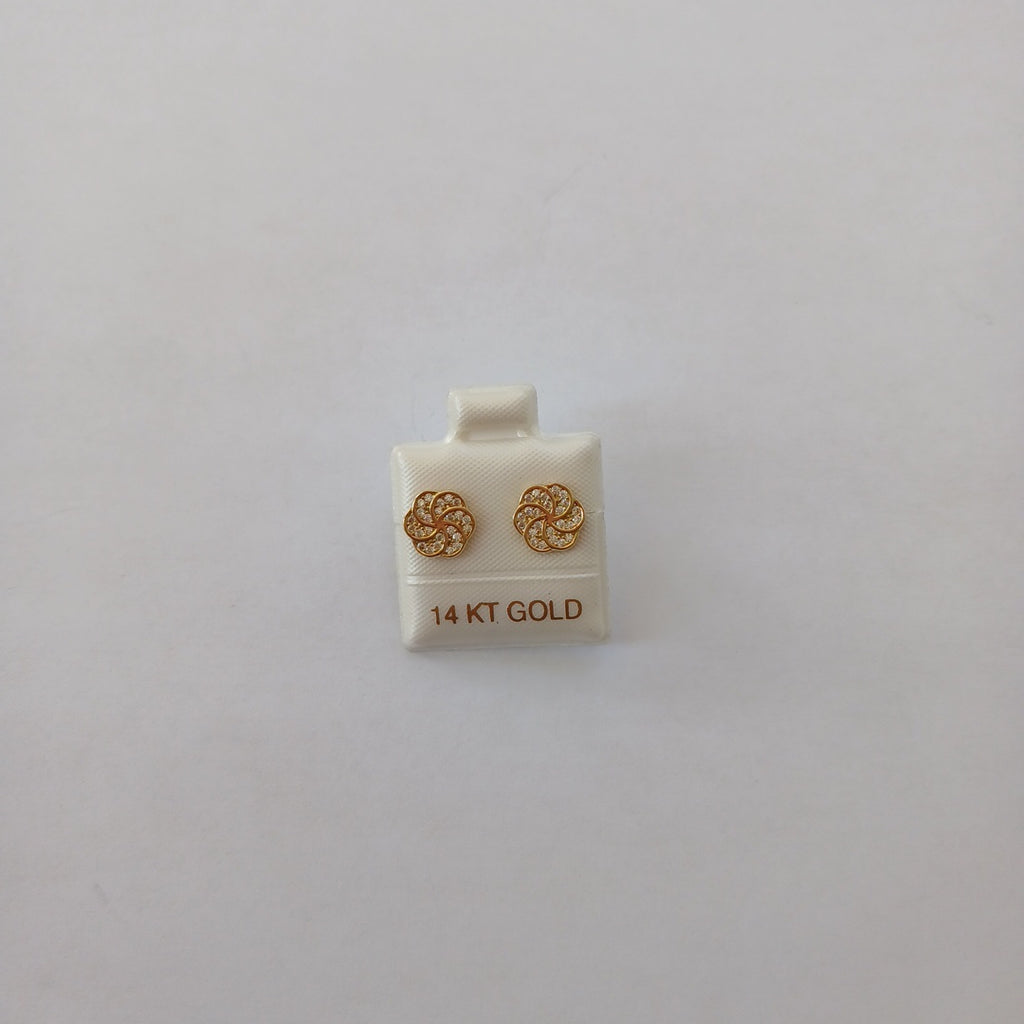 BROQUELES ORO 14K 1.6 (NUEVO)