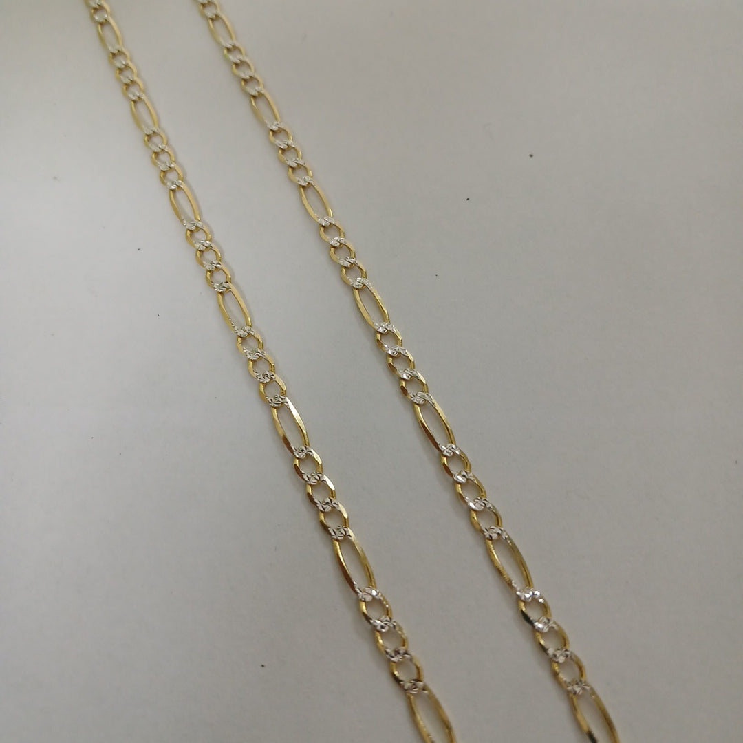CADENAS CARTIER 3*1 DIAMANTADA ORO 14K 8.6 (NUEVO)