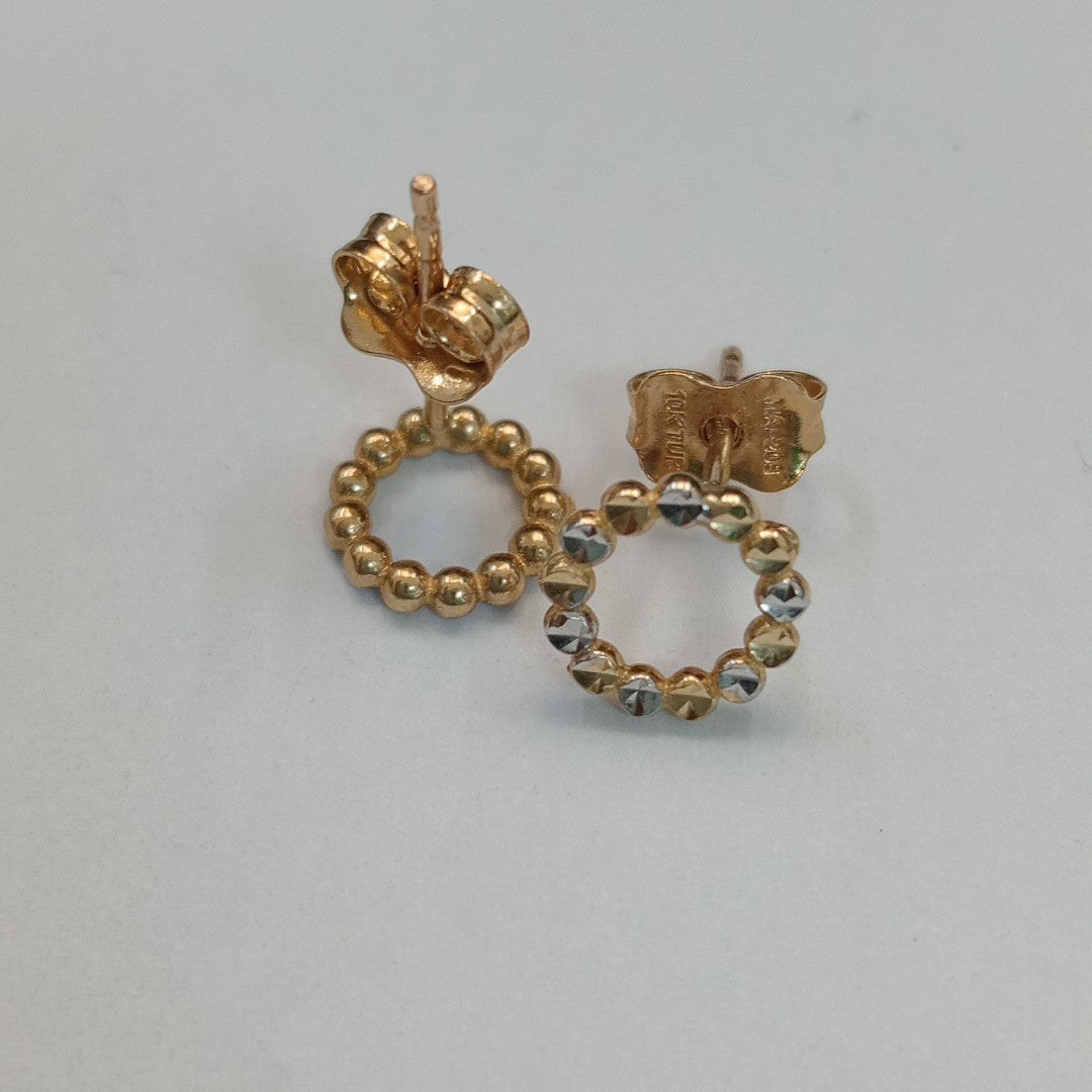 10028ARE12100A065 FRD22 ARETES ORO 10K 1.3GRS (NUEVO)