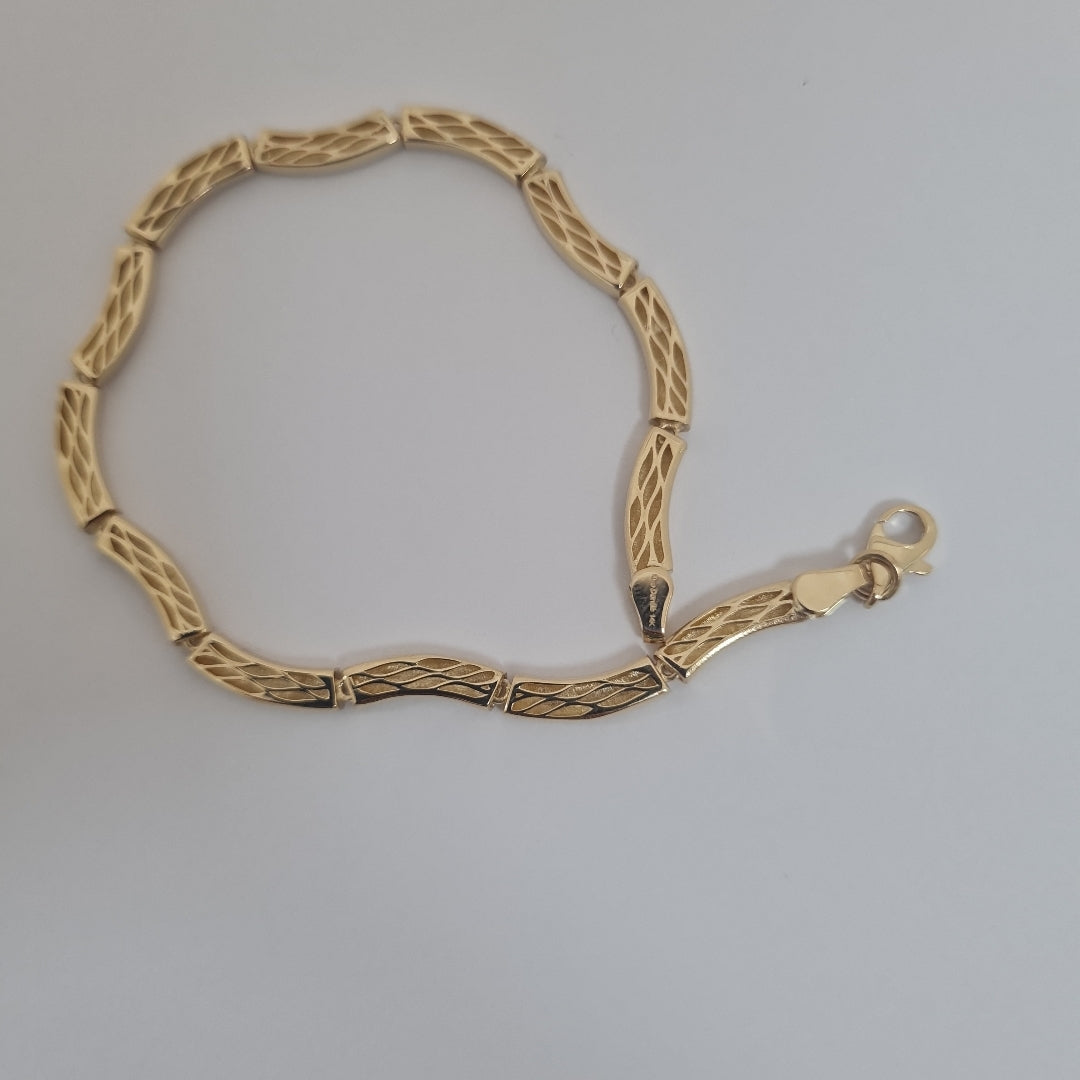 PULSERAS DAMA ORO 14K 6.7 (NUEVO)