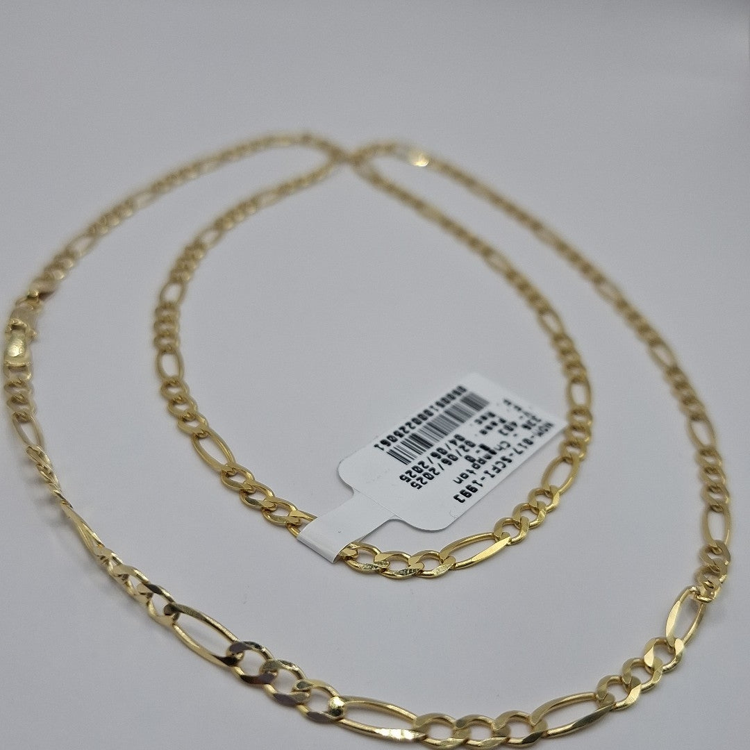 CADENAS CARTIER 3*1 AMARILLA ORO 14K 8.4 (NUEVO)
