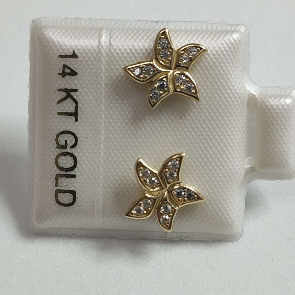 BROQUELES ORO 14K 1.2 (NUEVO)