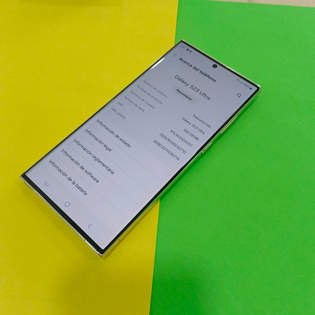 CELULAR SAMSUNG GALAXY S23 ULTRA SM-S918B 1 TB 12 GB RAM (SEMINUEVO)