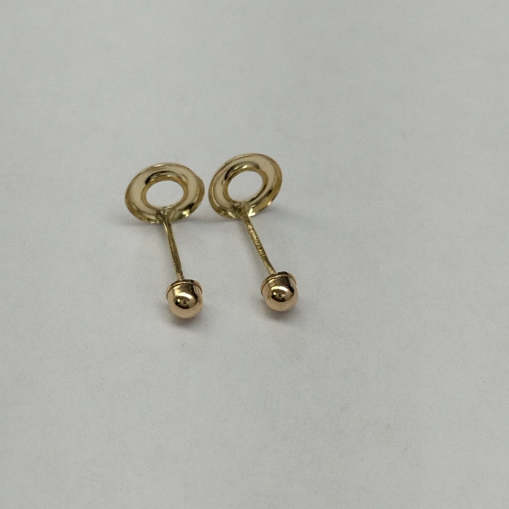 BROQUELES ORO 14K 1 (NUEVO)