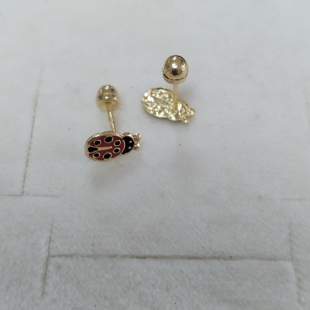 BROQUELES ORO 14K 1 (NUEVO)