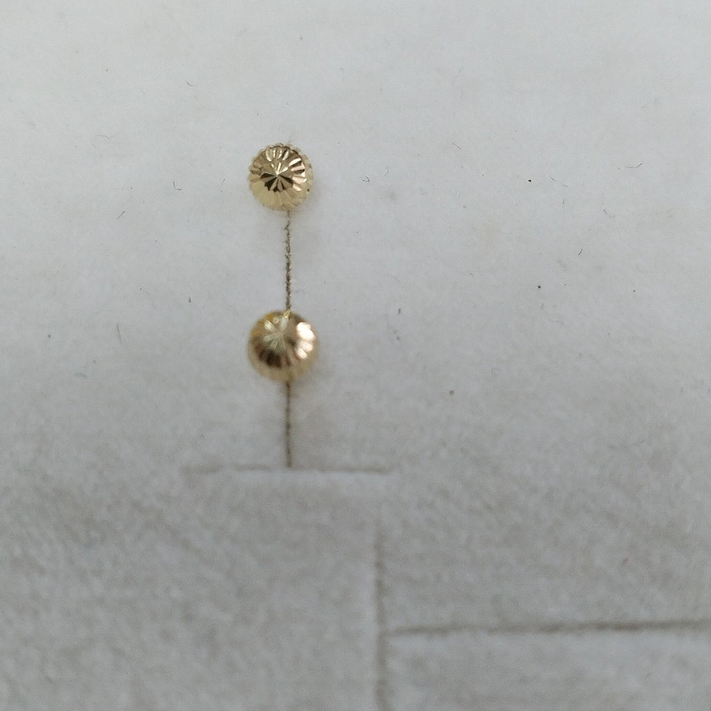 BROQUELES ORO 14K 1 (NUEVO)