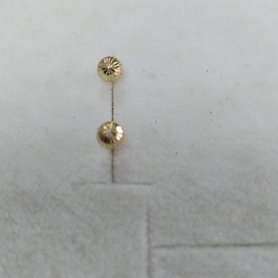 BROQUELES ORO 14K 1 (NUEVO)