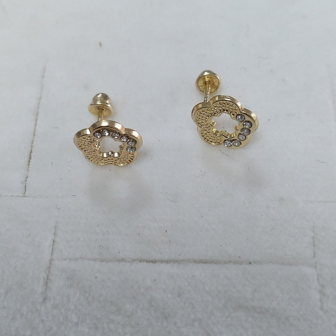 BROQUELES ORO 14K 1 (NUEVO)