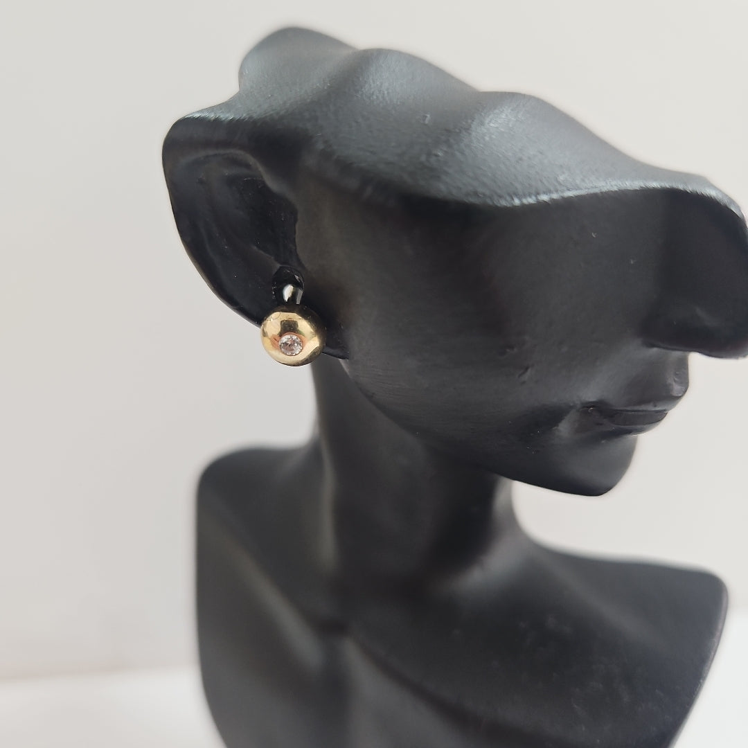 BROQUELES ORO 14K 1 (NUEVO)