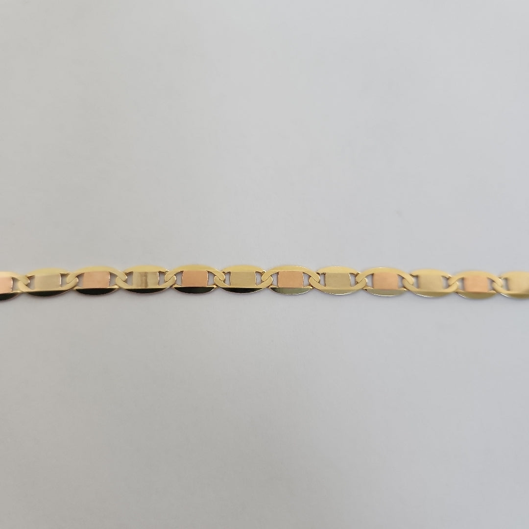 CADENAS VALENTINA/ESPEJO ORO 14K 10.7 (NUEVO)