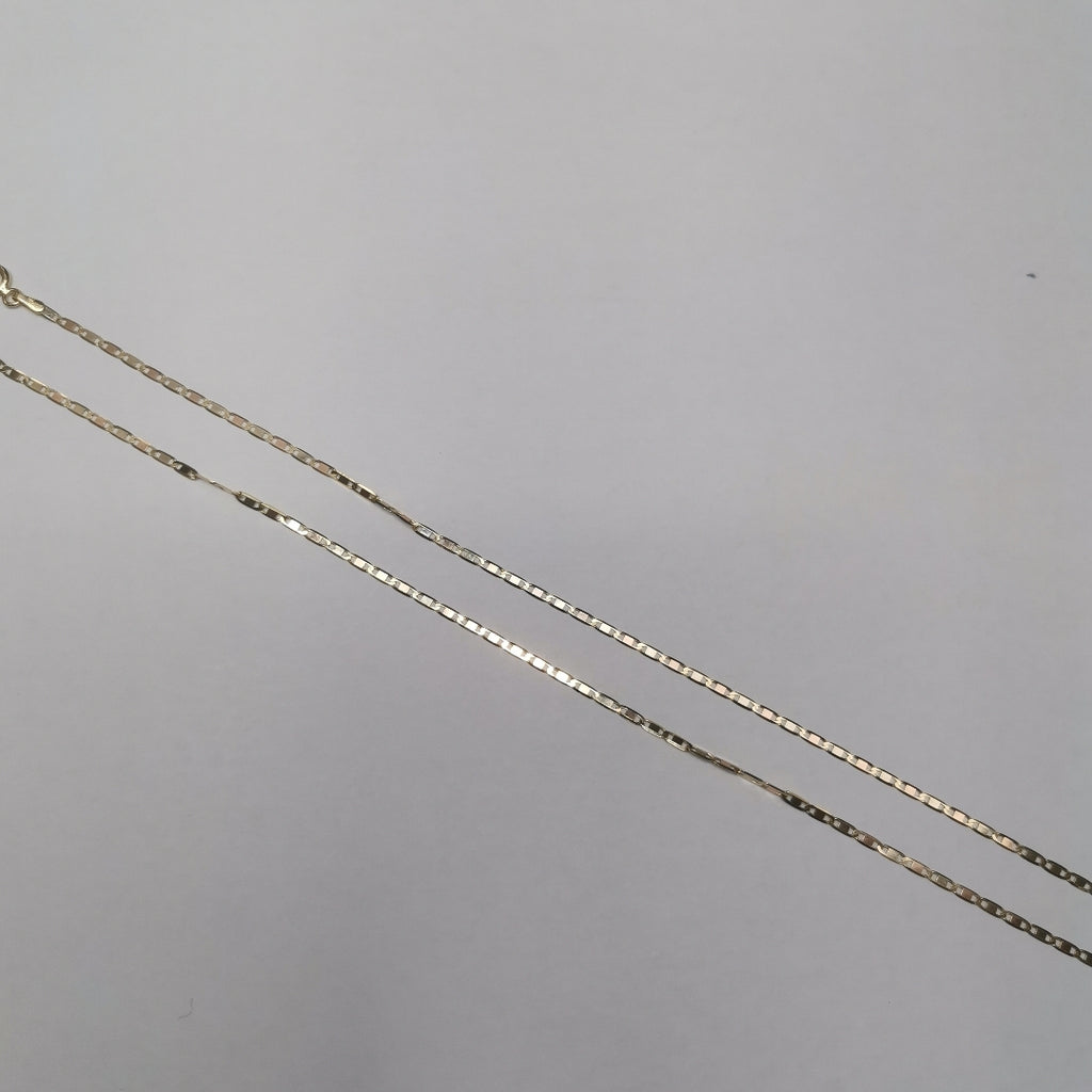CADENAS VALENTINA/ESPEJO ORO 14K 2.6 (NUEVO)