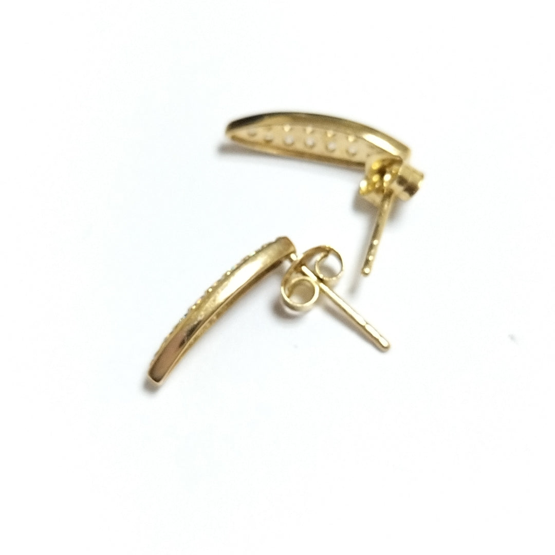 BROQUELES ORO 14K 1.9 (NUEVO)