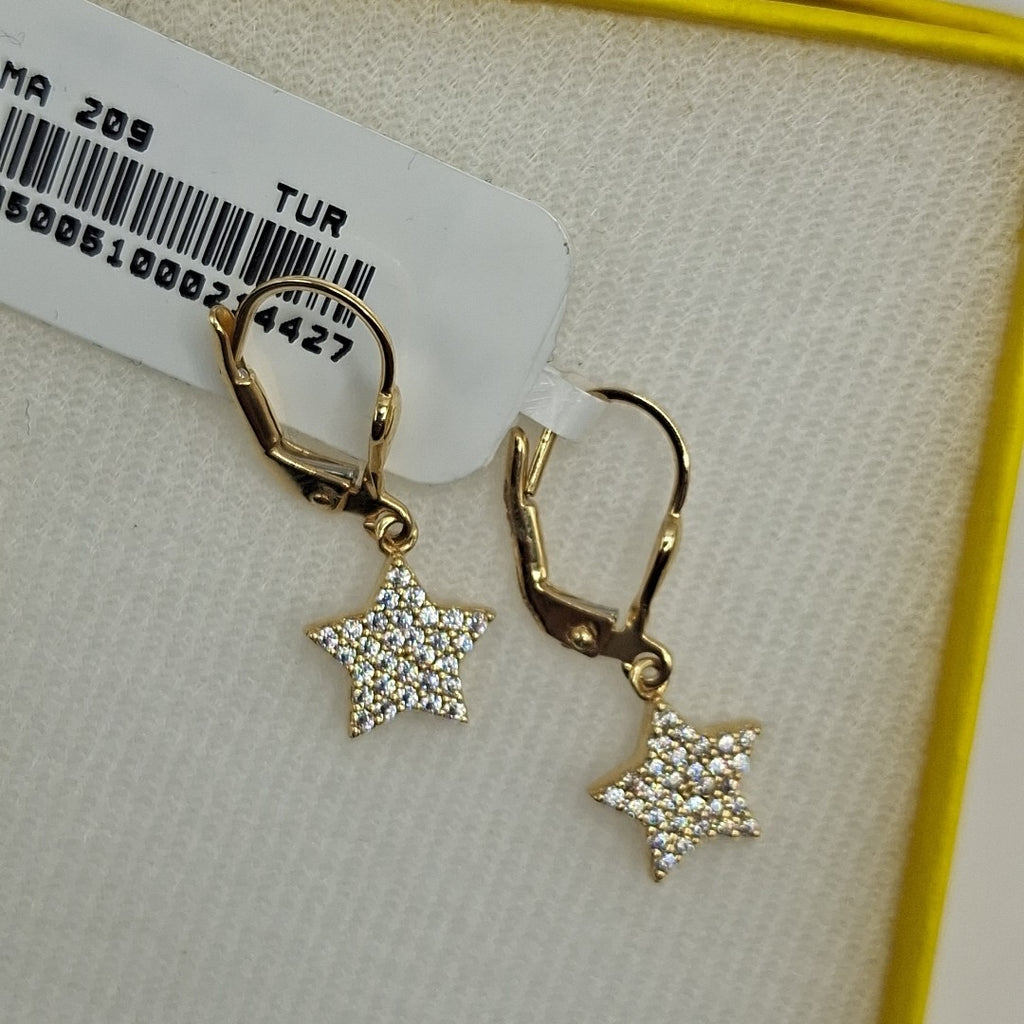 BROQUELES ORO 14K 1.9 (NUEVO)