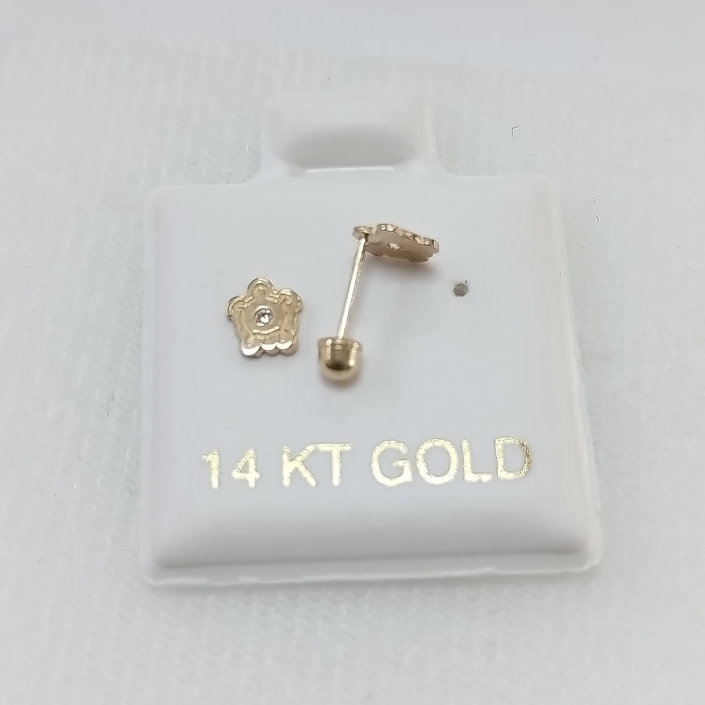 BROQUELES ORO 14K 1 (NUEVO)