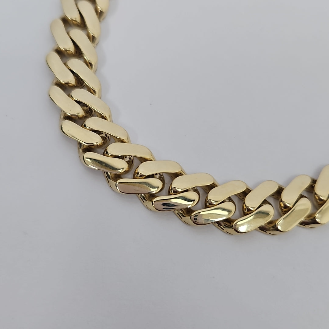 PULSERA CABALLERO MONACO ORO 10K 12 (NUEVO)