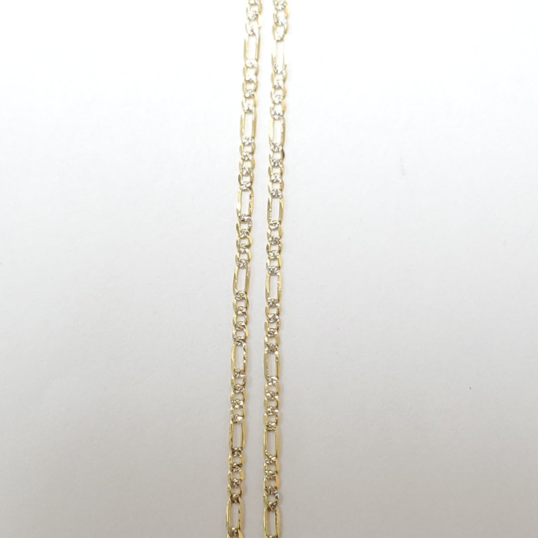 CADENAS CARTIER 3*1 DIAMANTADA ORO 14K 1.8 (NUEVO)
