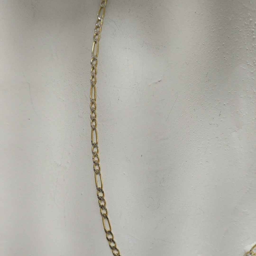 CADENAS CARTIER 3*1 DIAMANTADA ORO 10K 2.7 (NUEVO)