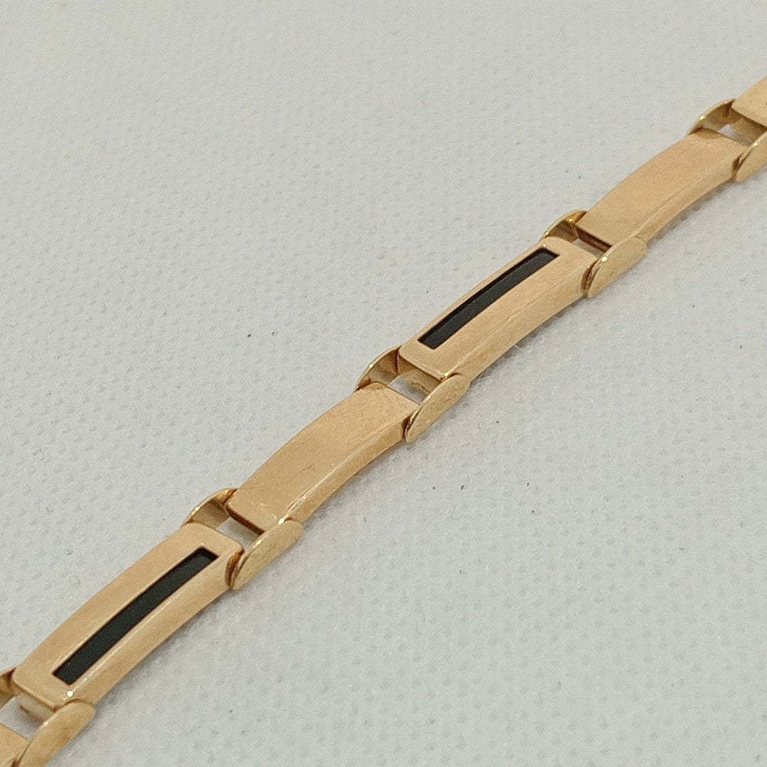 PULSERAS CABALLERO ORO 14K 13 (NUEVO)