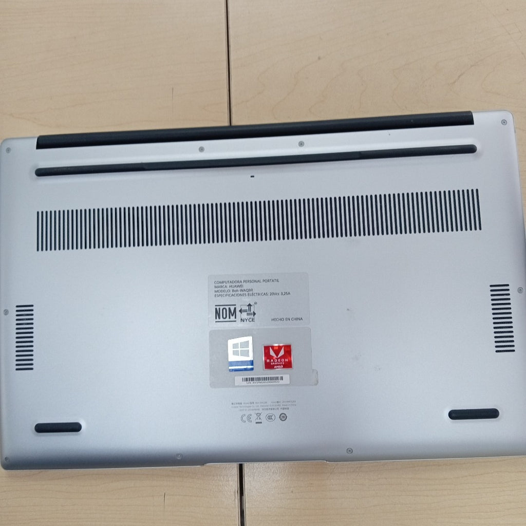 LAPTOP HUAWEI MATEBOOK D15 BOH-WAQ9R (2020) 1 TB + 256 GB SSD 8 GB RAM (SEMINUEVO)