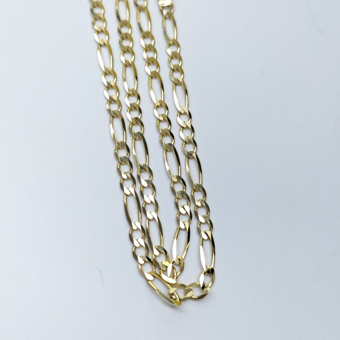 CADENAS CARTIER 3*1 AMARILLA ORO 14K 7.7 (NUEVO)