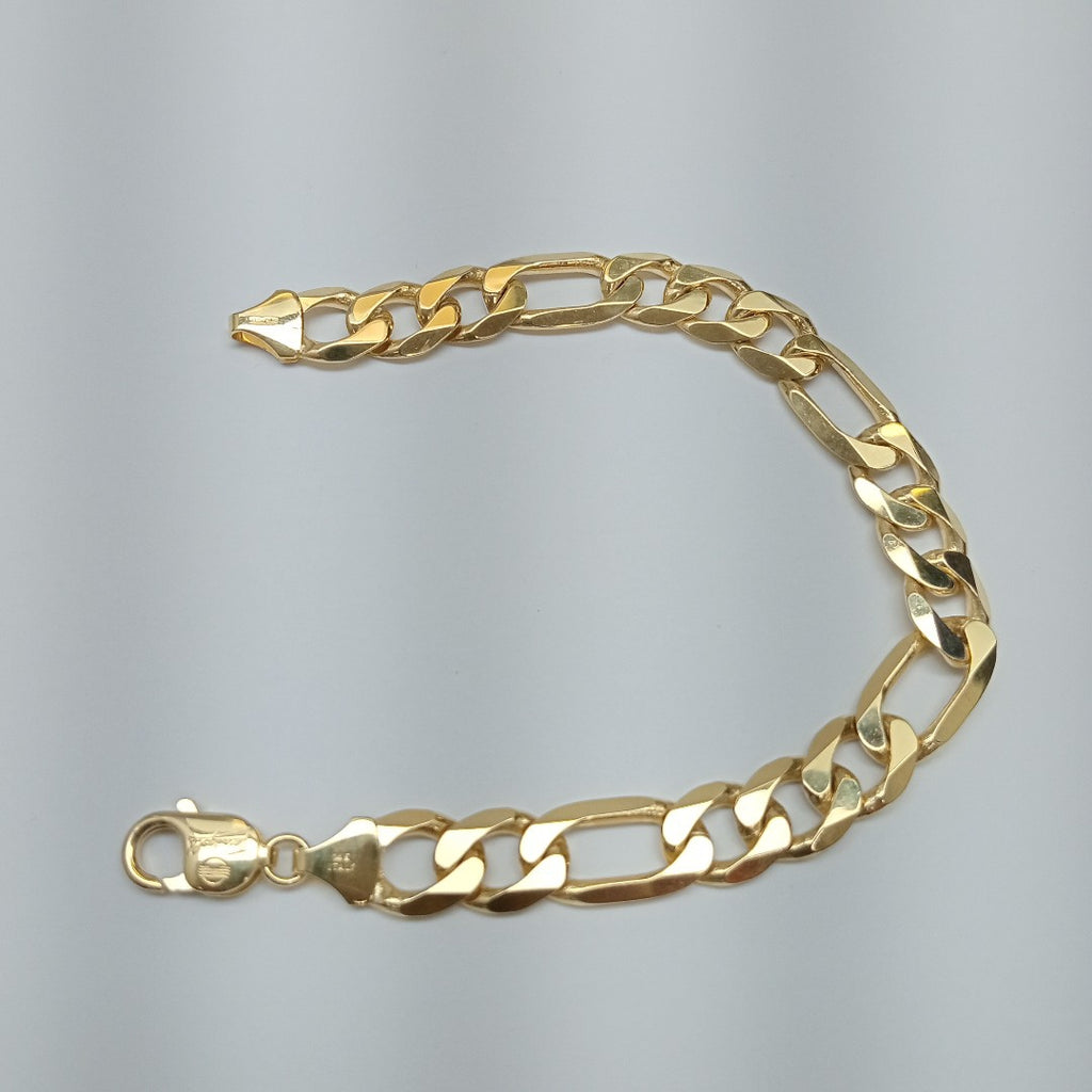 PULSERAS CABALLERO CARTIER 3*1 AMARILLA ORO 14K 34.9 (NUEVO)