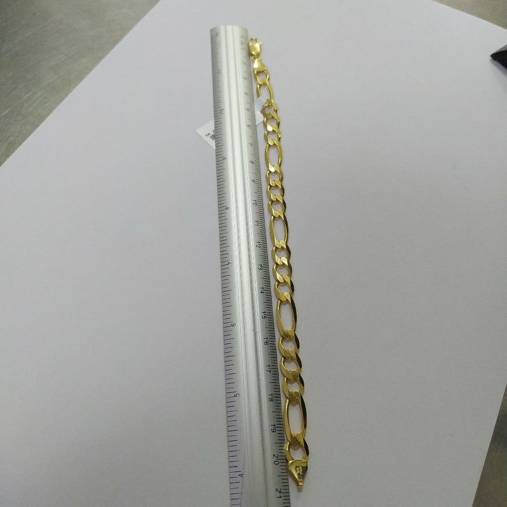 PULSERAS CABALLERO CARTIER 3*1 AMARILLA ORO 14K 14.4 (NUEVO)