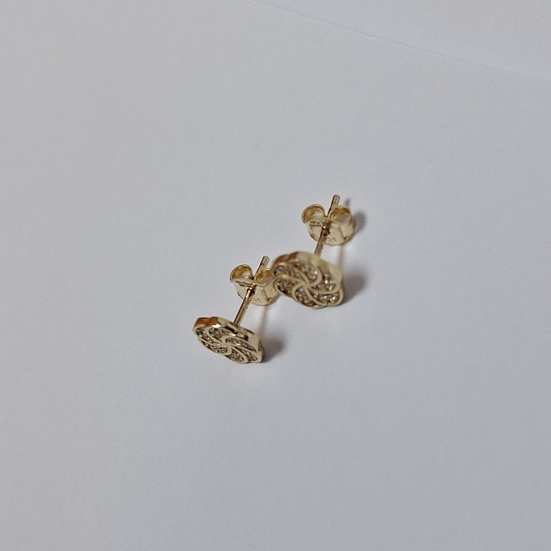 BROQUELES ORO 14K 1.6 (NUEVO)