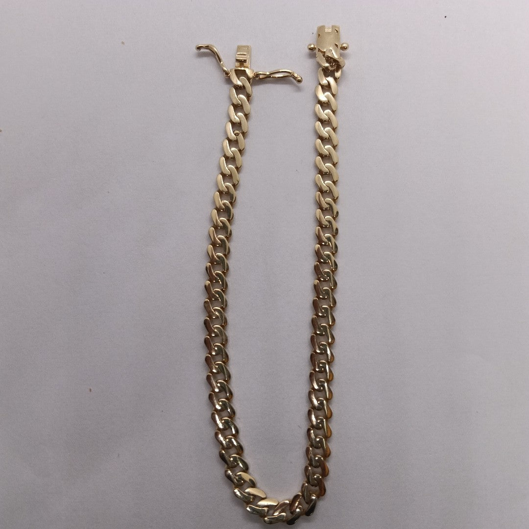 PULSERAS CABALLERO ORO 14K 9.8 (NUEVO)