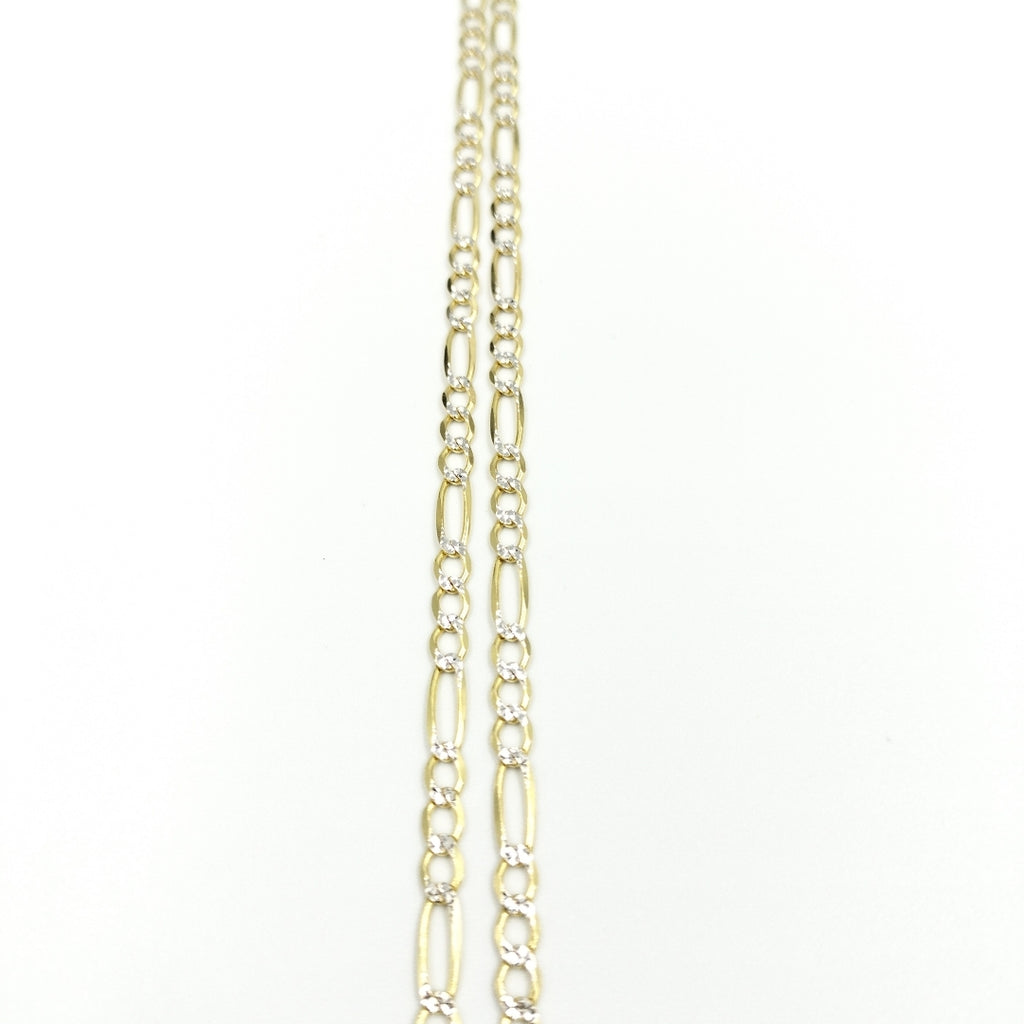 CADENAS CARTIER 3*1 DIAMANTADA ORO 14K 8.1 (NUEVO)