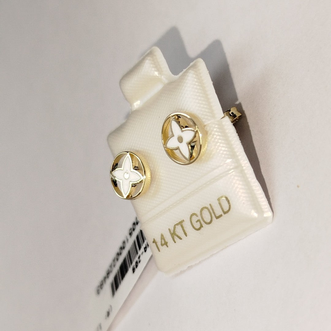 BROQUELES ORO 14K 1.1 (NUEVO)