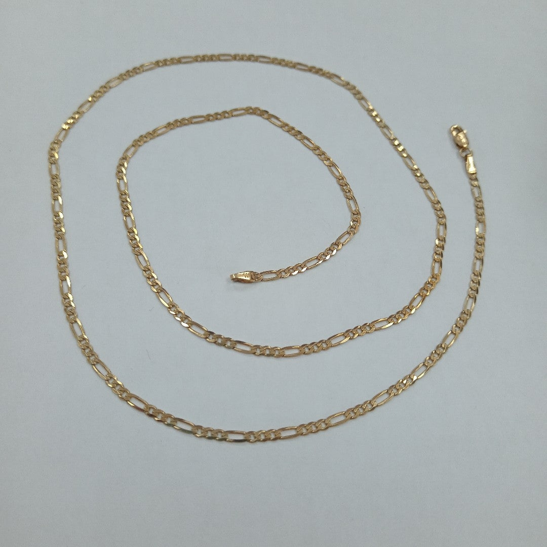 CADENAS CARTIER 3*1 AMARILLA ORO 14K 5.4 (NUEVO)