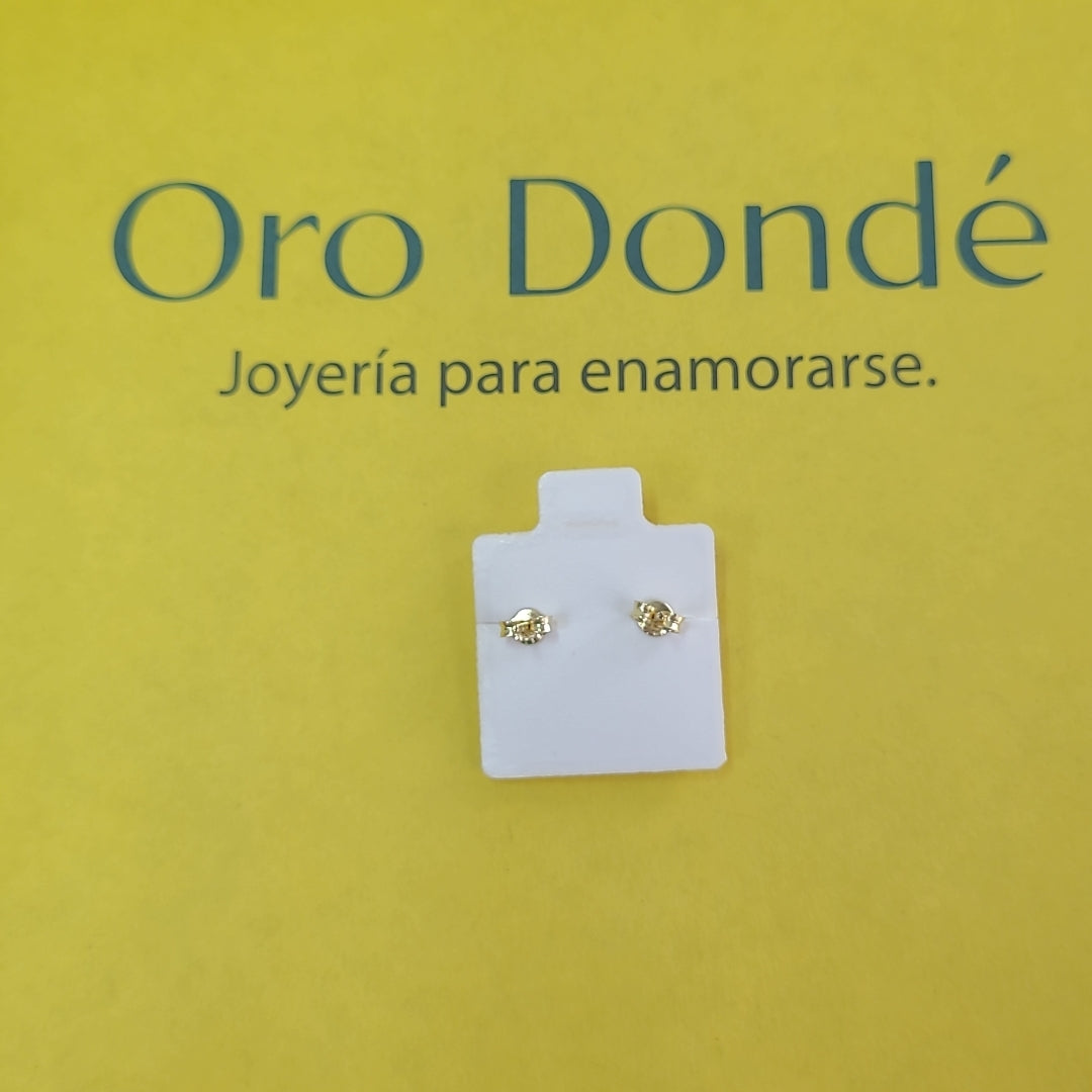 BROQUELES ORO 14K 0.7 (NUEVO)