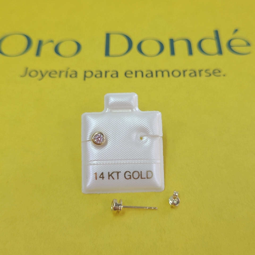 BROQUELES ORO 14K 0.8 (NUEVO)