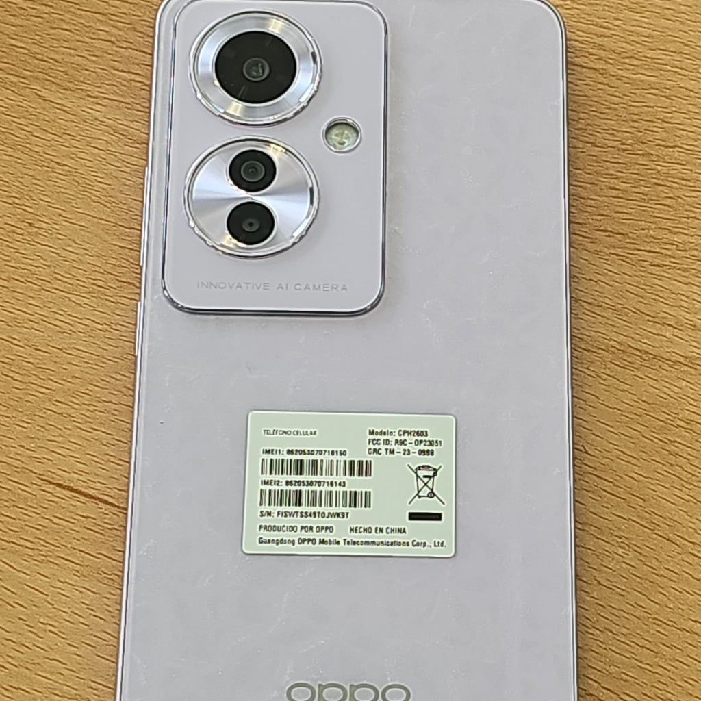 CELULAR OPPO  RENO11F 5G CPH2603 (2024) 256 GB 8 GB RAM (SEMINUEVO)