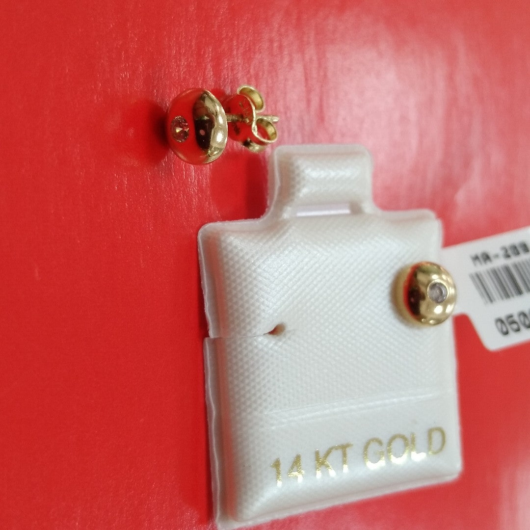 BROQUELES ORO 14K 0.9 (NUEVO)