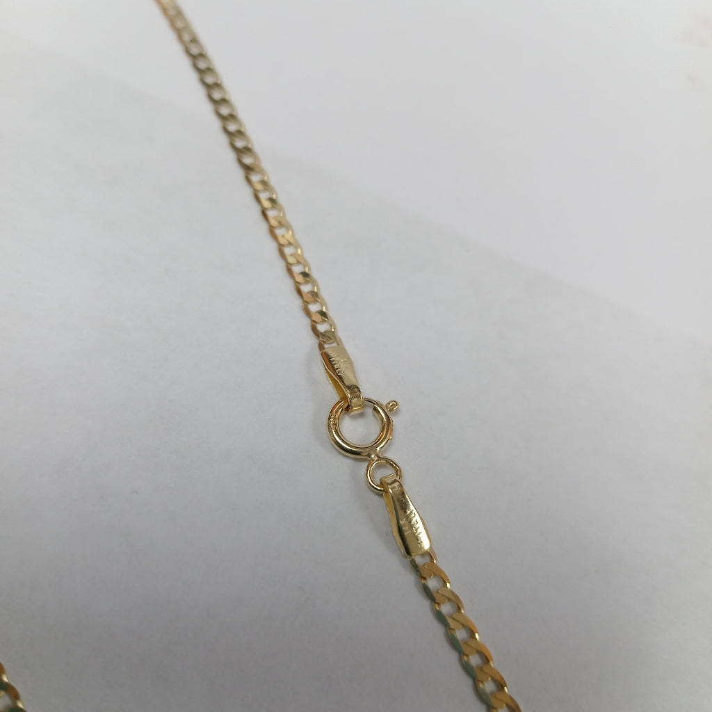 CADENAS BARBADA AMARILLA ORO 14K 2.7 (NUEVO)