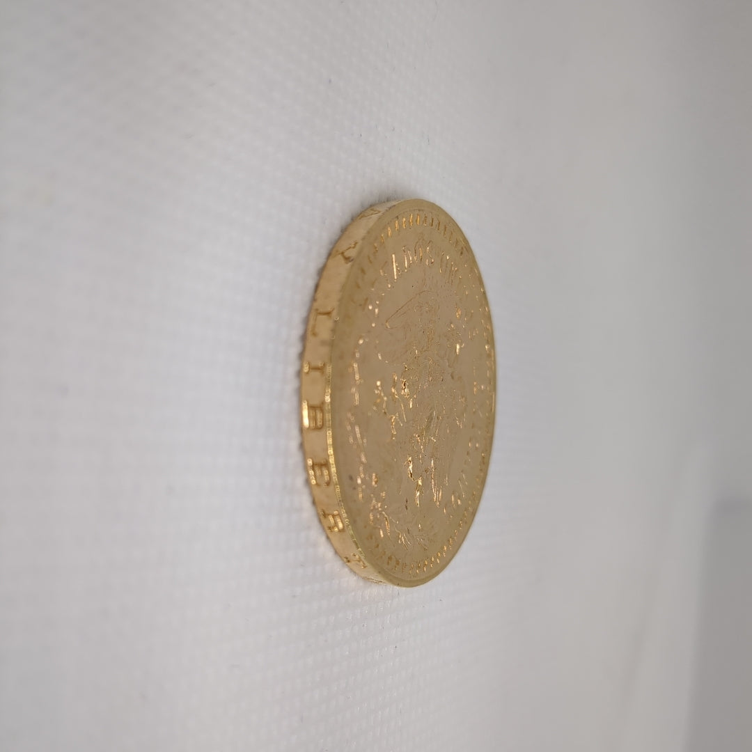 Moneda Centenario Cincuenta Pesos Oro Mexicano 21.6K