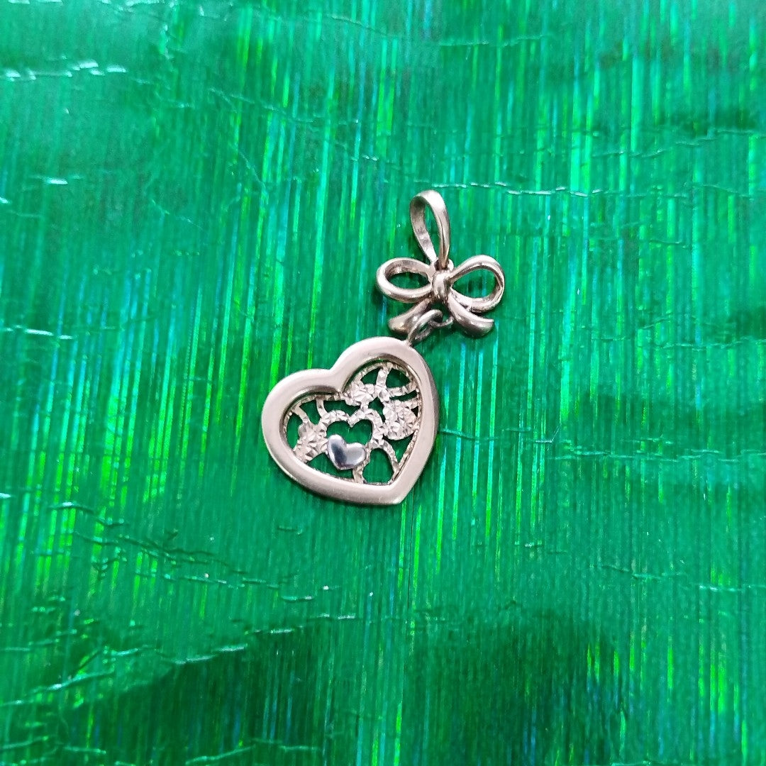 10024DIJ00000B653 FRD6 DIJE DE MOÑO CON CORAZON ORO 14K 1.1GRS (NUEVO)